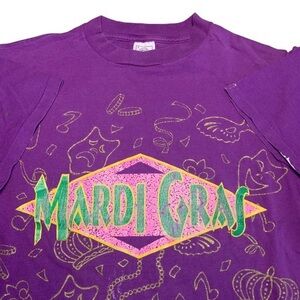 Vintage 90’s Mardi Gras Large Graphic Shirt L